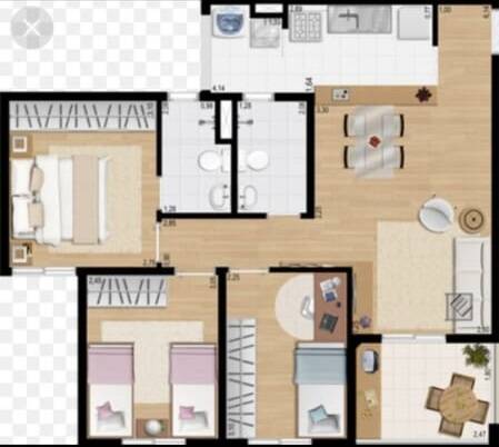 Apartamento à venda com 3 quartos, 62m² - Foto 14